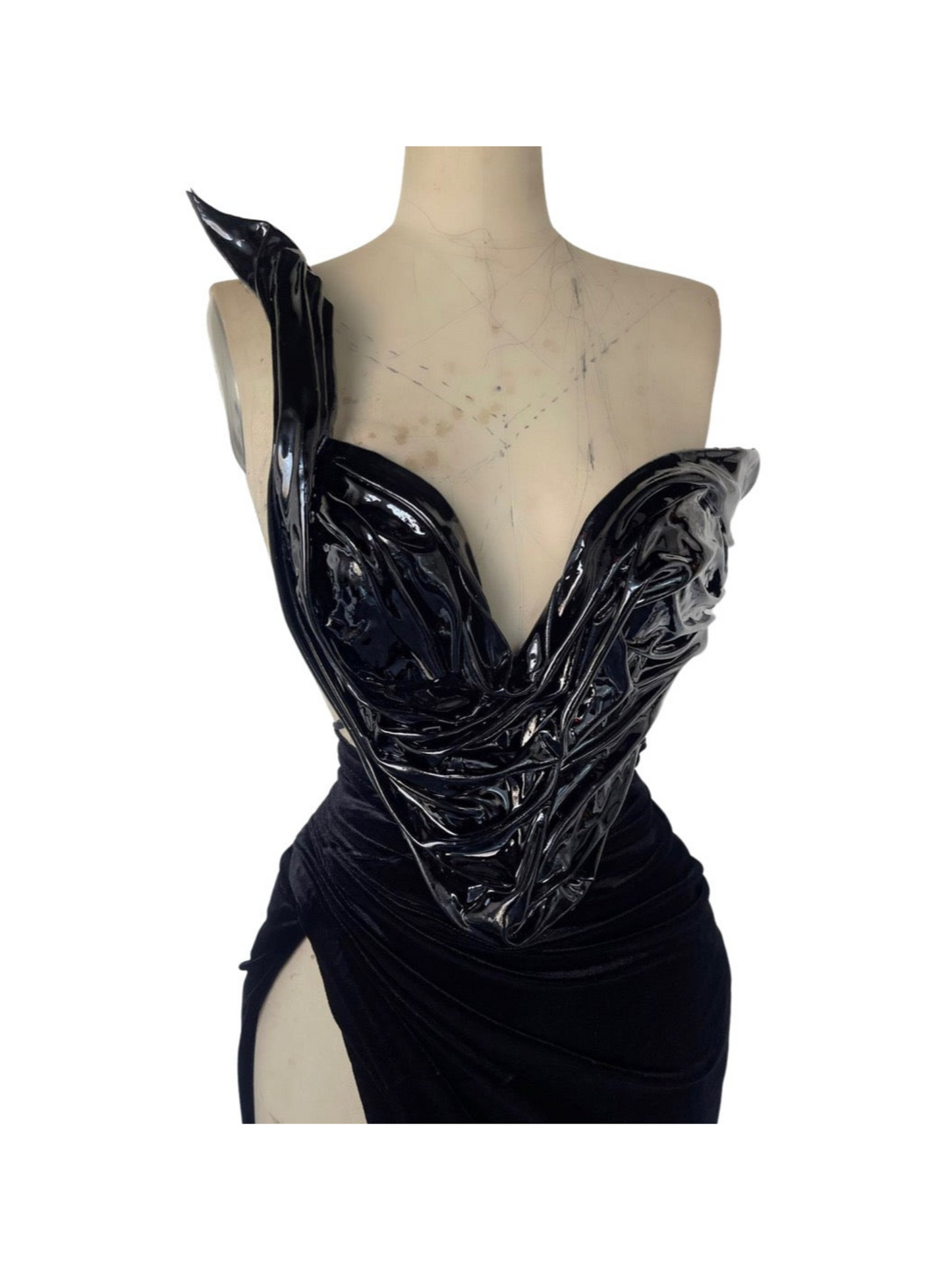 Gilded Onyx Gown