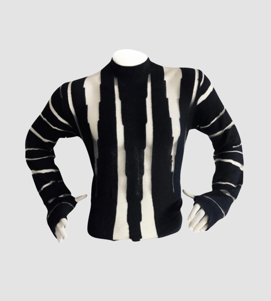 Illusion Knit Sweater - Sample Sale