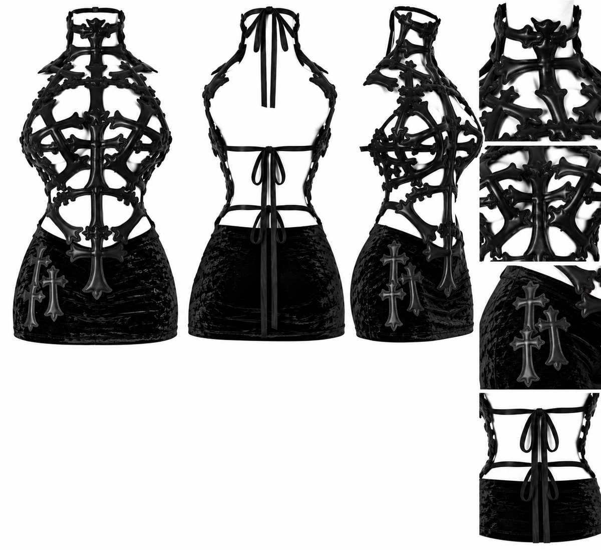 CAGED HEARTS MINI