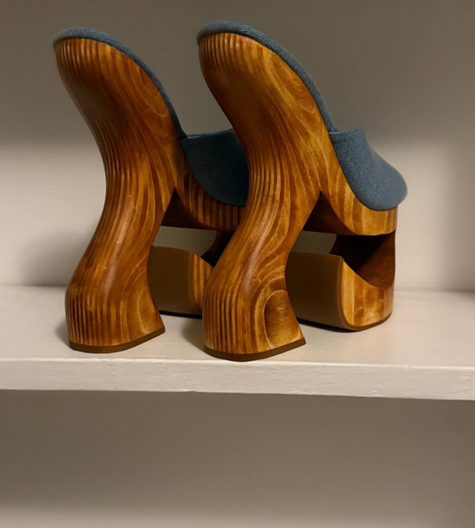 Denimwood Mules