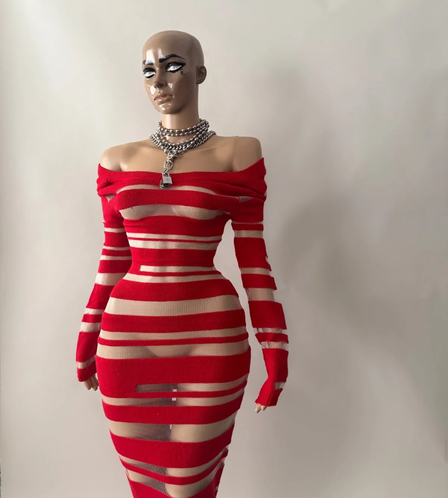 Illusion Knit Maxi - Sample Sale